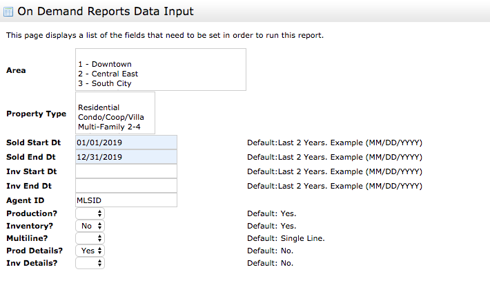 Agent Product and Inventory Report